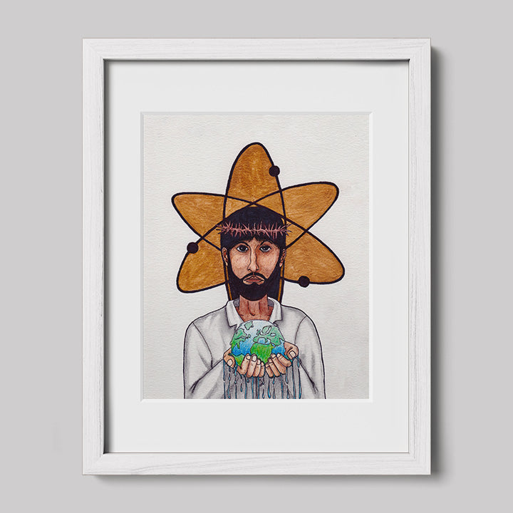 Science and Wonders Images of Christ Print-Drawings-nakedpastor