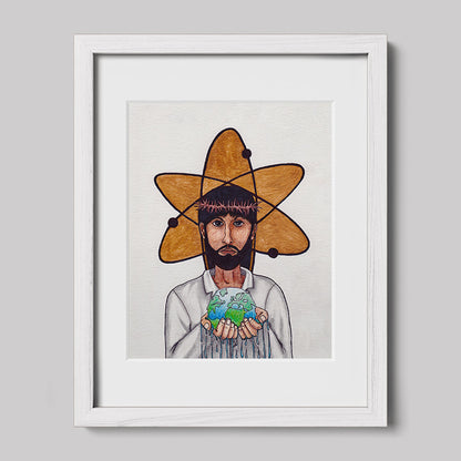Science and Wonders Images of Christ Print-Drawings-nakedpastor