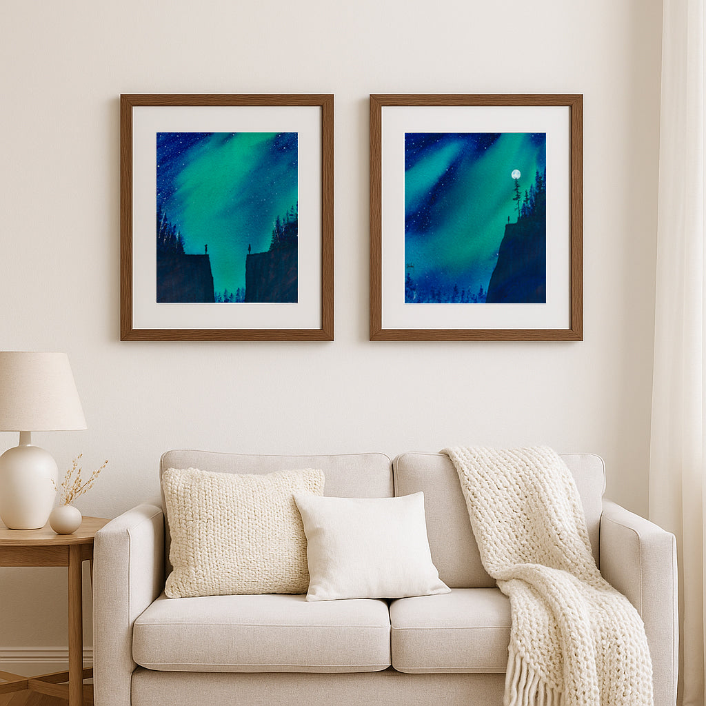 Seen and Found Framed Art Print Set-Paintings-nakedpastor