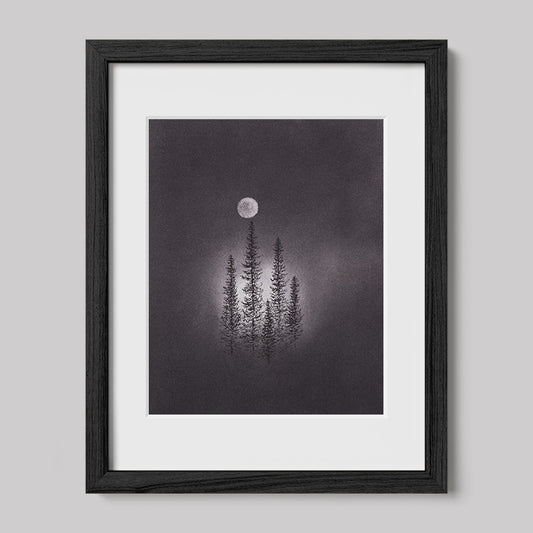 Shine On Us Charcoal Drawing Print-Drawings-nakedpastor