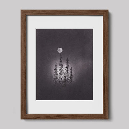Shine On Us Charcoal Drawing Print-Drawings-nakedpastor