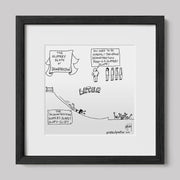 Slippery Slope of Deconstruction Cartoon Print-Cartoons-nakedpastor