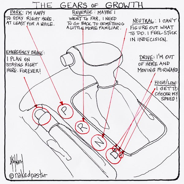 Gears of Growth Digital Cartoon