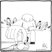 Whistle Blower Digital Cartoon - by nakedpastor