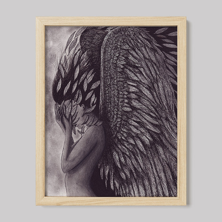 Sophia Angel Print-Drawings-nakedpastor