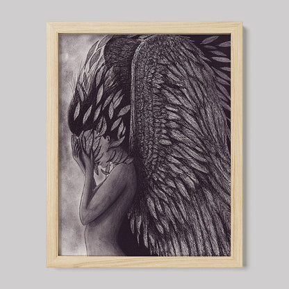 Sophia Angel Print-Drawings-nakedpastor