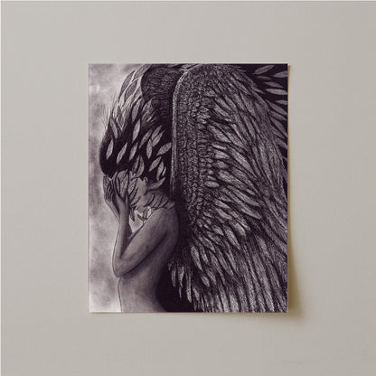 Sophia Angel Print-Drawings-nakedpastor