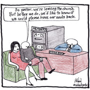 Souls Back Digital Cartoon - by nakedpastor