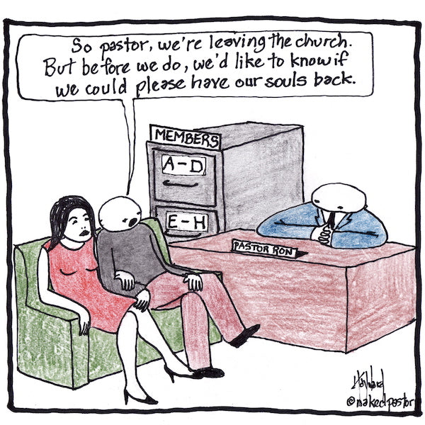 Souls Back Digital Cartoon - by nakedpastor
