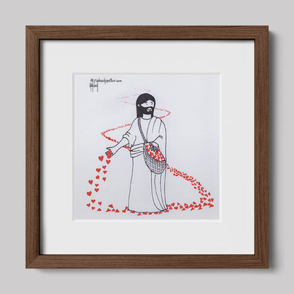 Sow Love So Love Cartoon Print-Cartoons-nakedpastor