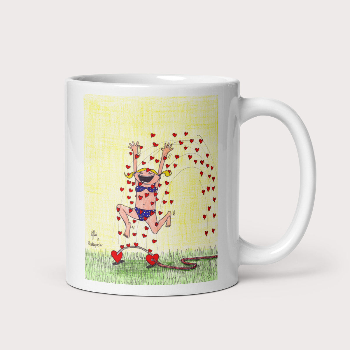 Sprinkler of Love Mug - by nakedpastor