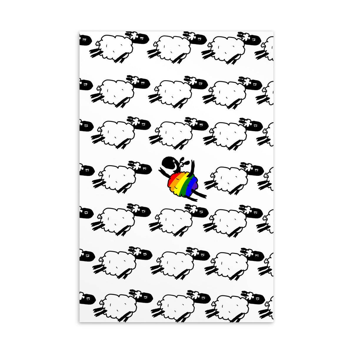 Go Against the Flock Mini Print-nakedpastor
