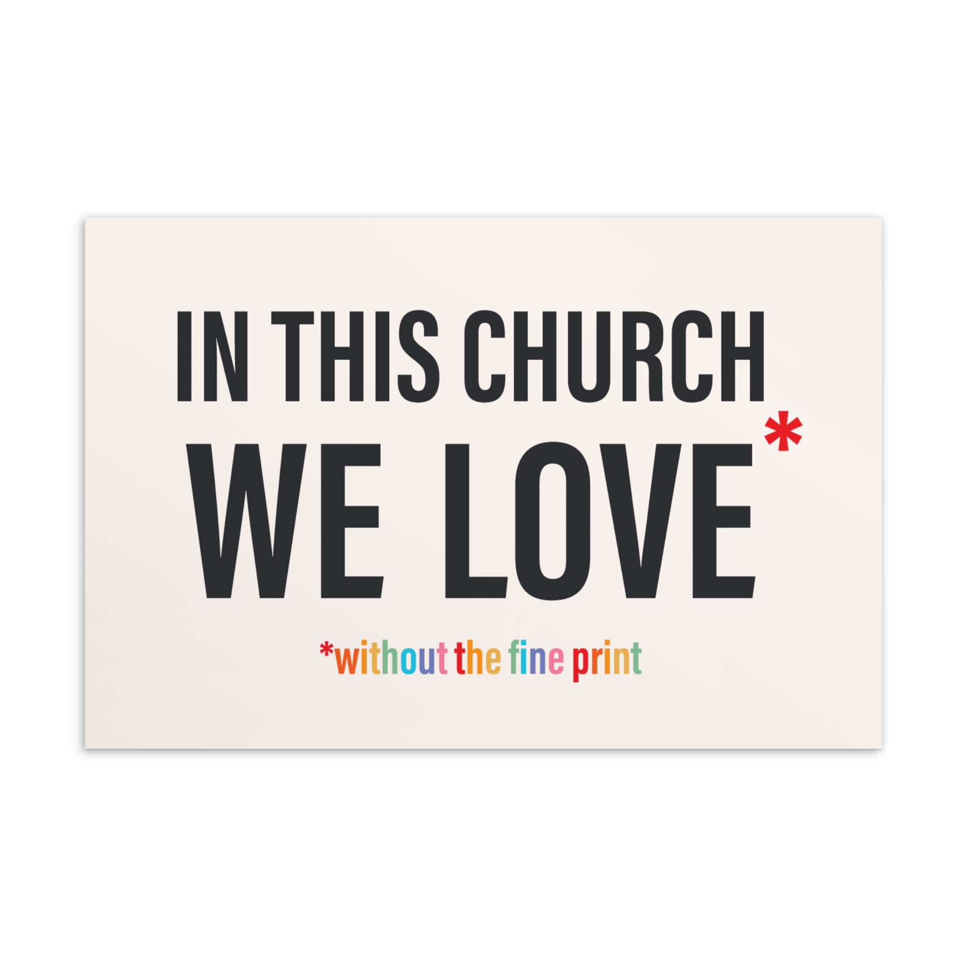 In This Church Mini Print-nakedpastor