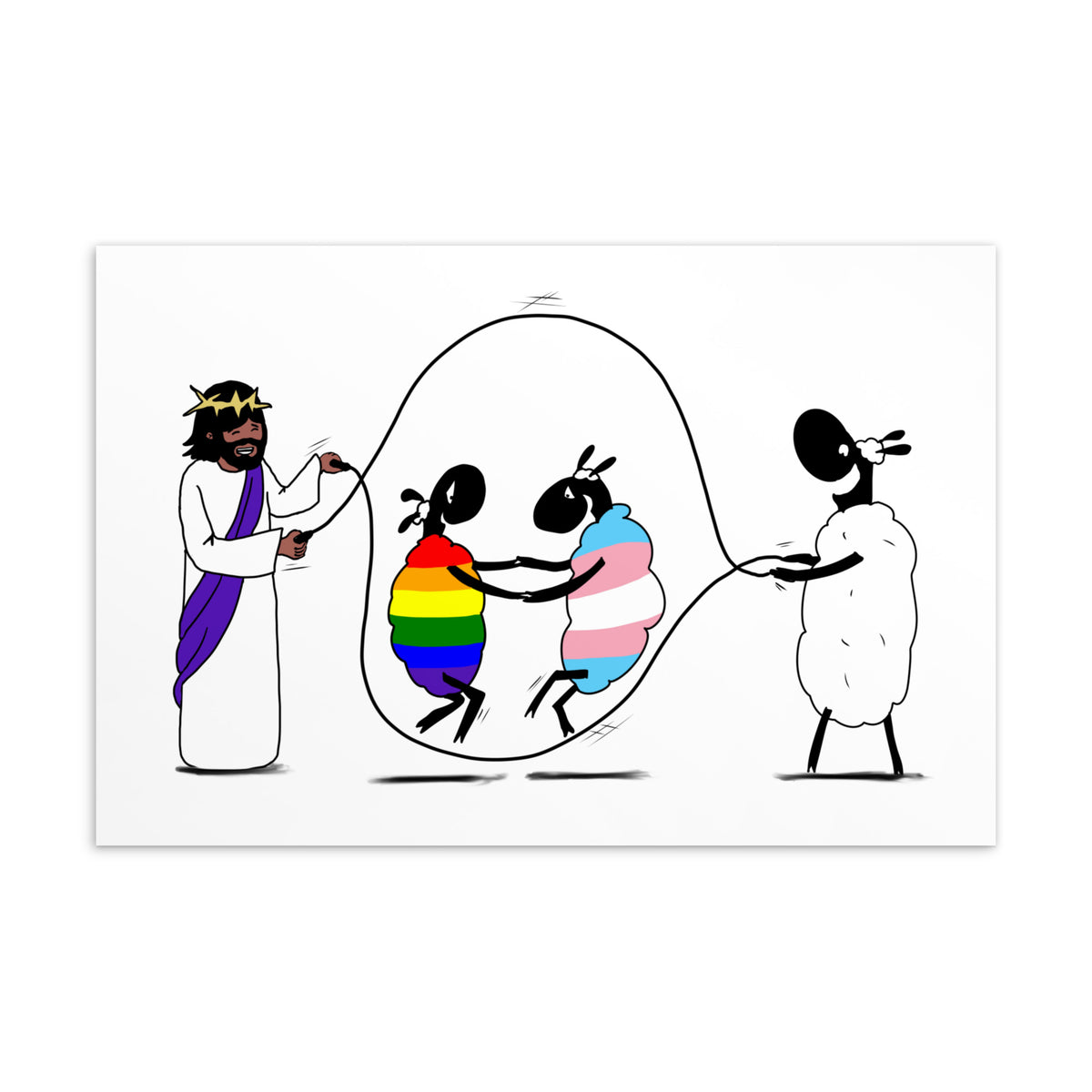 Skipping Mini Print-nakedpastor