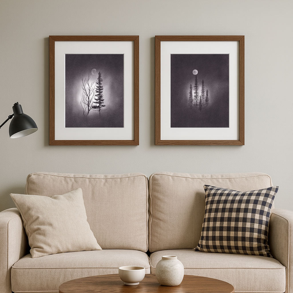 Still Here Framed Art Print Set-Drawing-nakedpastor