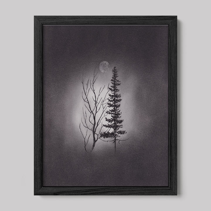 We Can Still Be Friends Charcoal Drawing Print-Drawings-nakedpastor