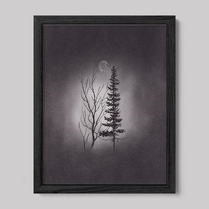 We Can Still Be Friends Charcoal Drawing Print-Drawings-nakedpastor