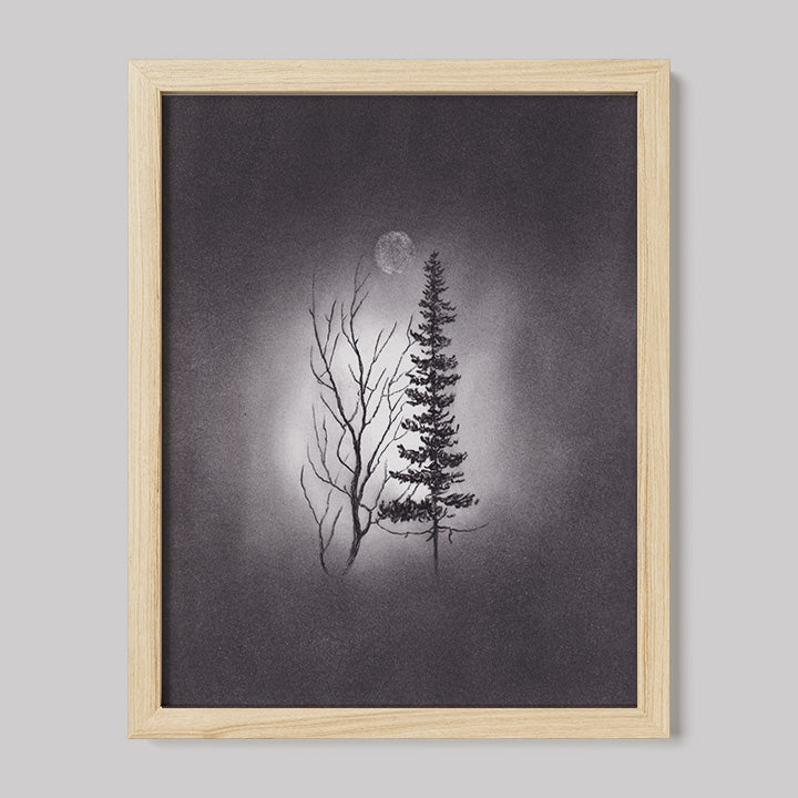 We Can Still Be Friends Charcoal Drawing Print-Drawings-nakedpastor