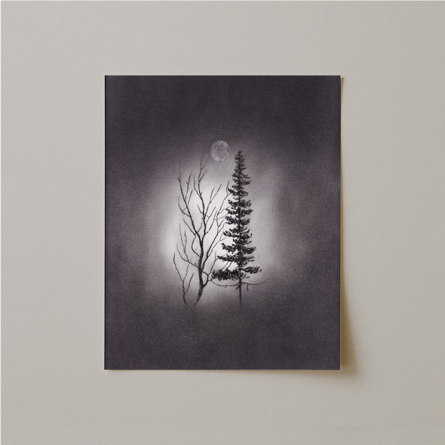 We Can Still Be Friends Charcoal Drawing Print-Drawings-nakedpastor