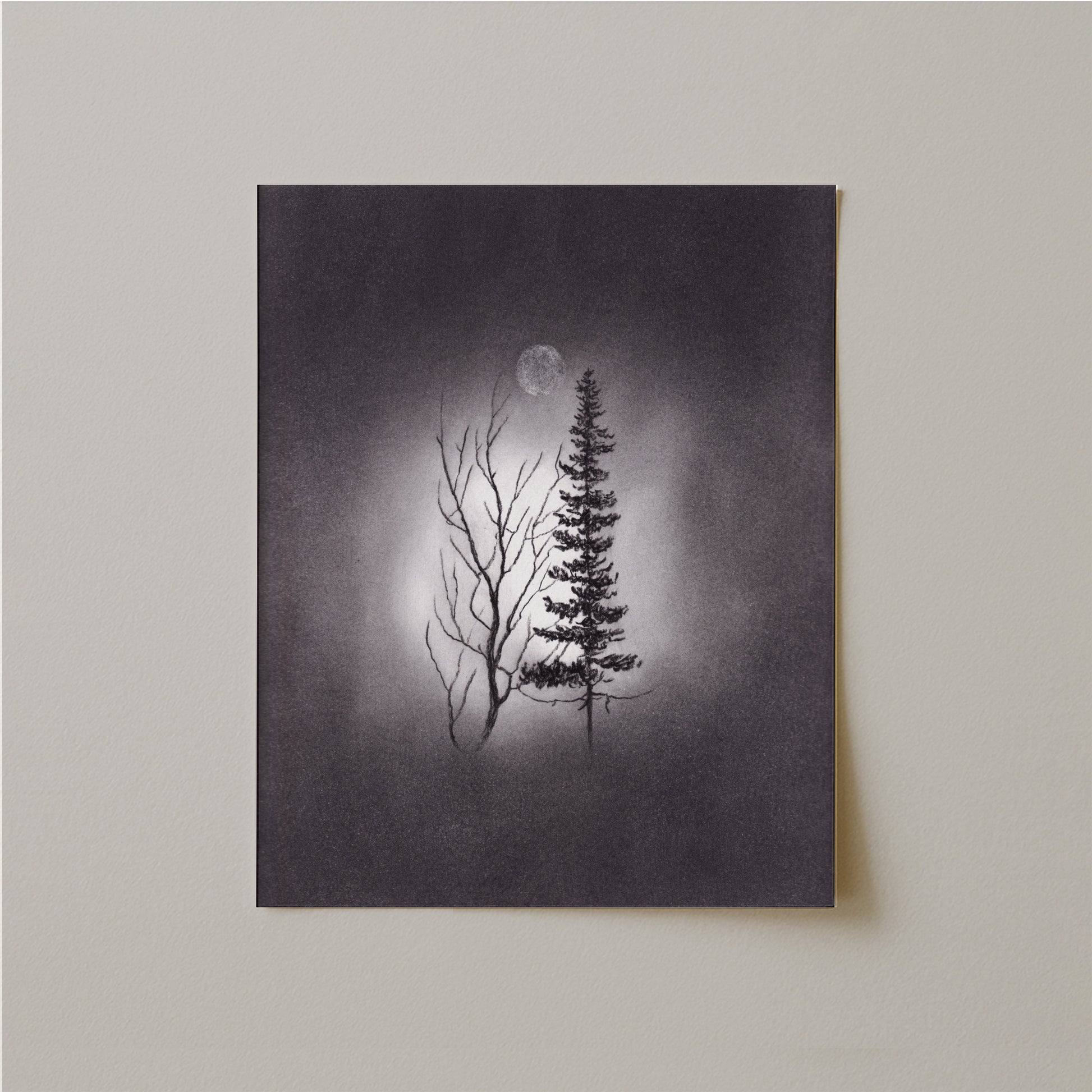 We Can Still Be Friends Charcoal Drawing Print-Drawings-nakedpastor