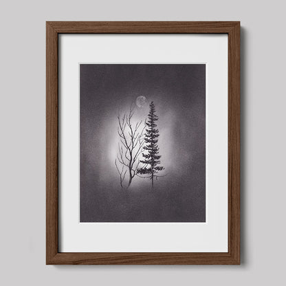We Can Still Be Friends Charcoal Drawing Print-Drawings-nakedpastor