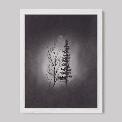 We Can Still Be Friends Charcoal Drawing Print-Drawings-nakedpastor