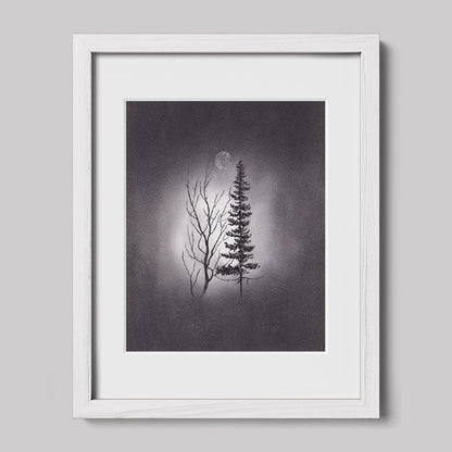 We Can Still Be Friends Charcoal Drawing Print-Drawings-nakedpastor