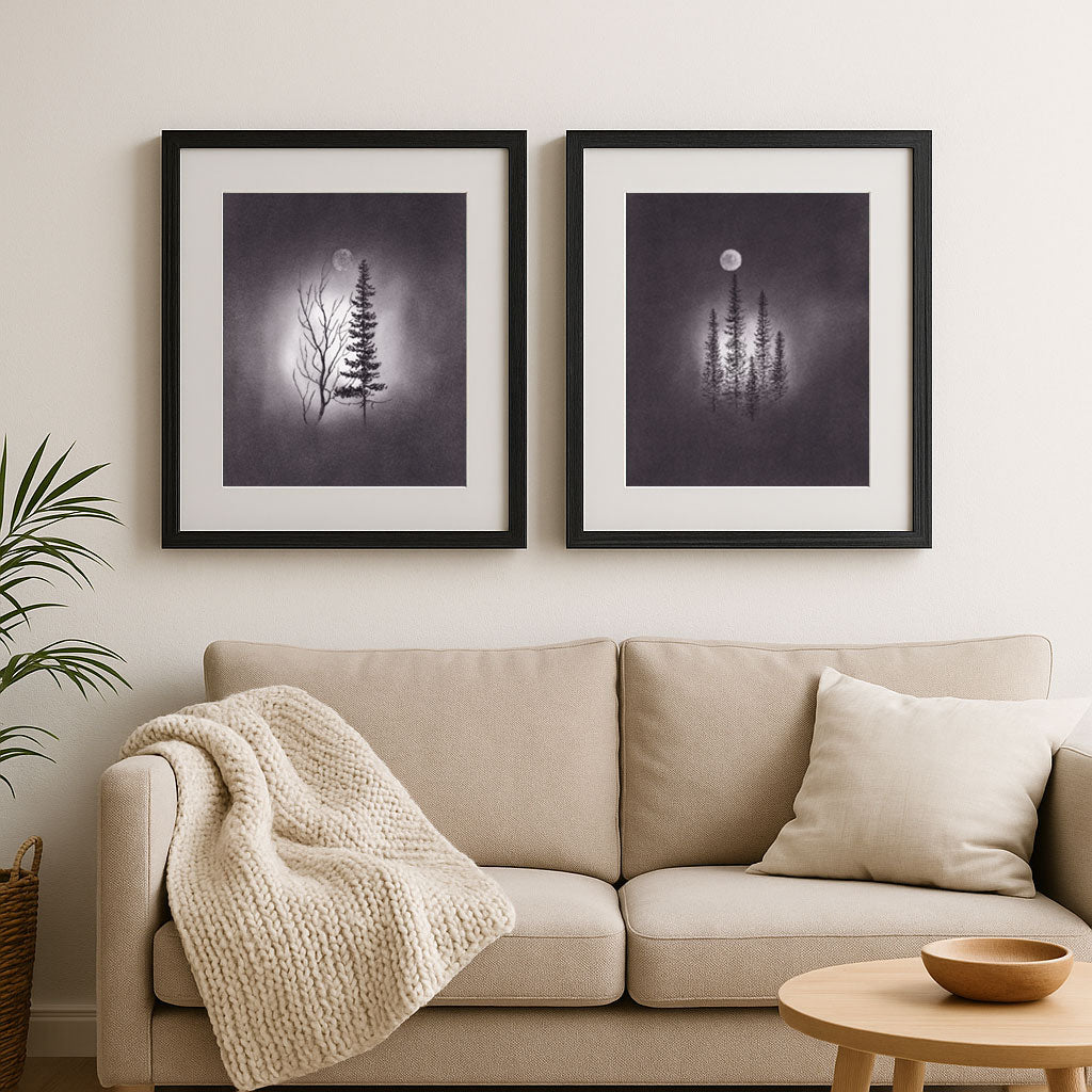 Still Here Framed Art Print Set-Drawing-nakedpastor