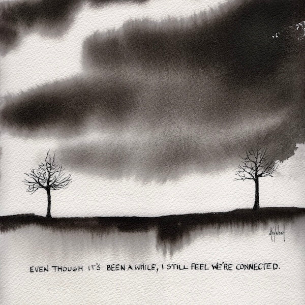 Still Connected Original Sumi Ink on Paper-Painting-nakedpastor