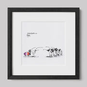 Don't Stone Others Lesbian Version Cartoon Print-Cartoons-nakedpastor