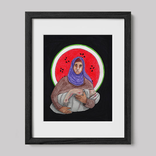 Tender and Mild Art Print-Drawing-nakedpastor