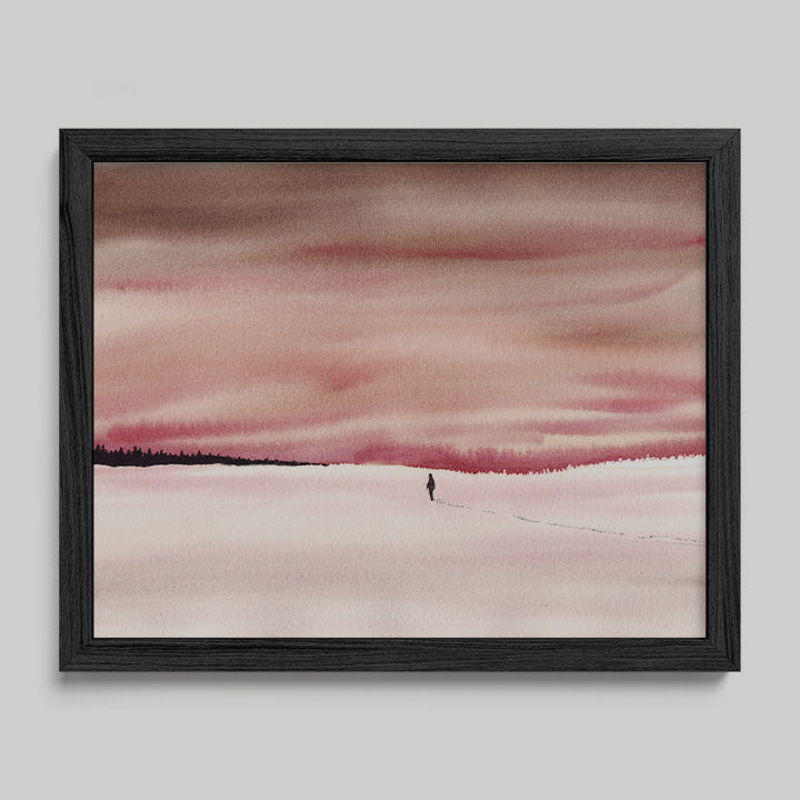 The Need to Leave Watercolor Print-Paintings-nakedpastor