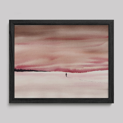 The Need to Leave Watercolor Print-Paintings-nakedpastor