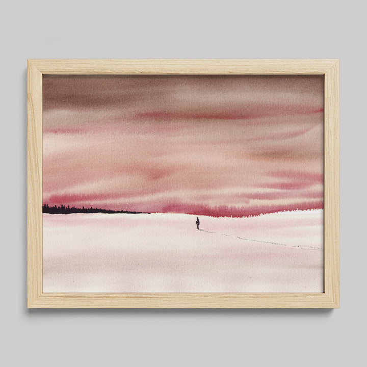 The Need to Leave Watercolor Print-Paintings-nakedpastor
