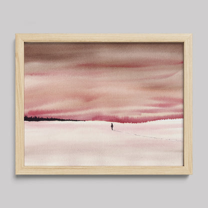 The Need to Leave Watercolor Print-Paintings-nakedpastor