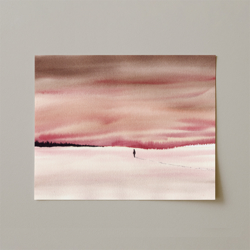 The Need to Leave Watercolor Print-Paintings-nakedpastor