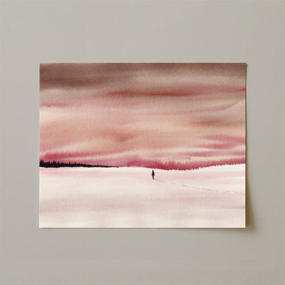 The Need to Leave Watercolor Print-Paintings-nakedpastor