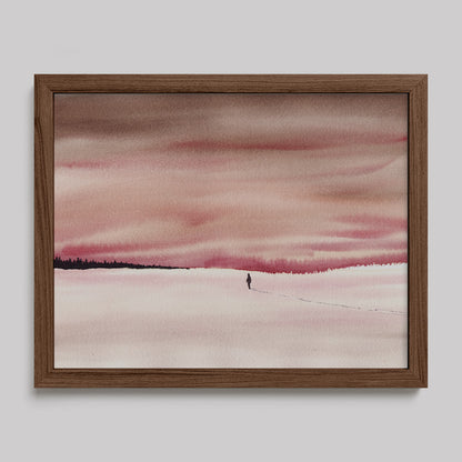 The Need to Leave Watercolor Print-Paintings-nakedpastor