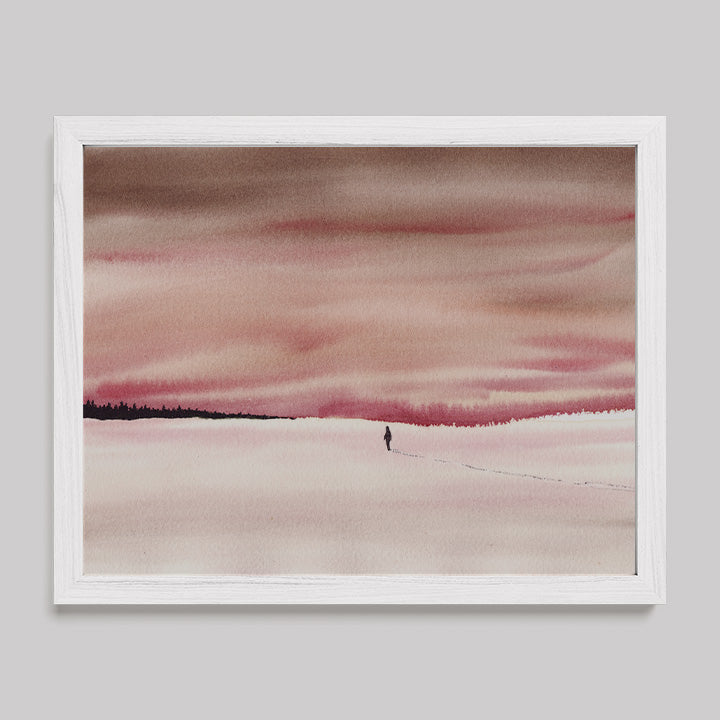 The Need to Leave Watercolor Print-Paintings-nakedpastor