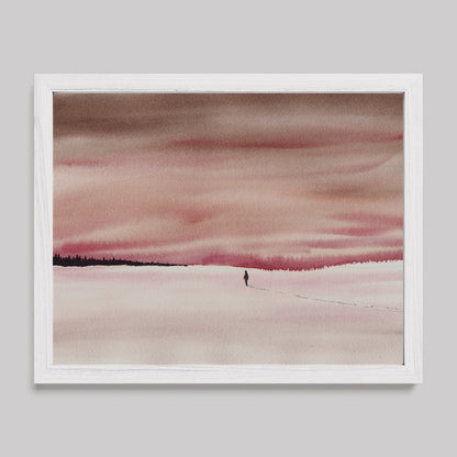 The Need to Leave Watercolor Print-Paintings-nakedpastor