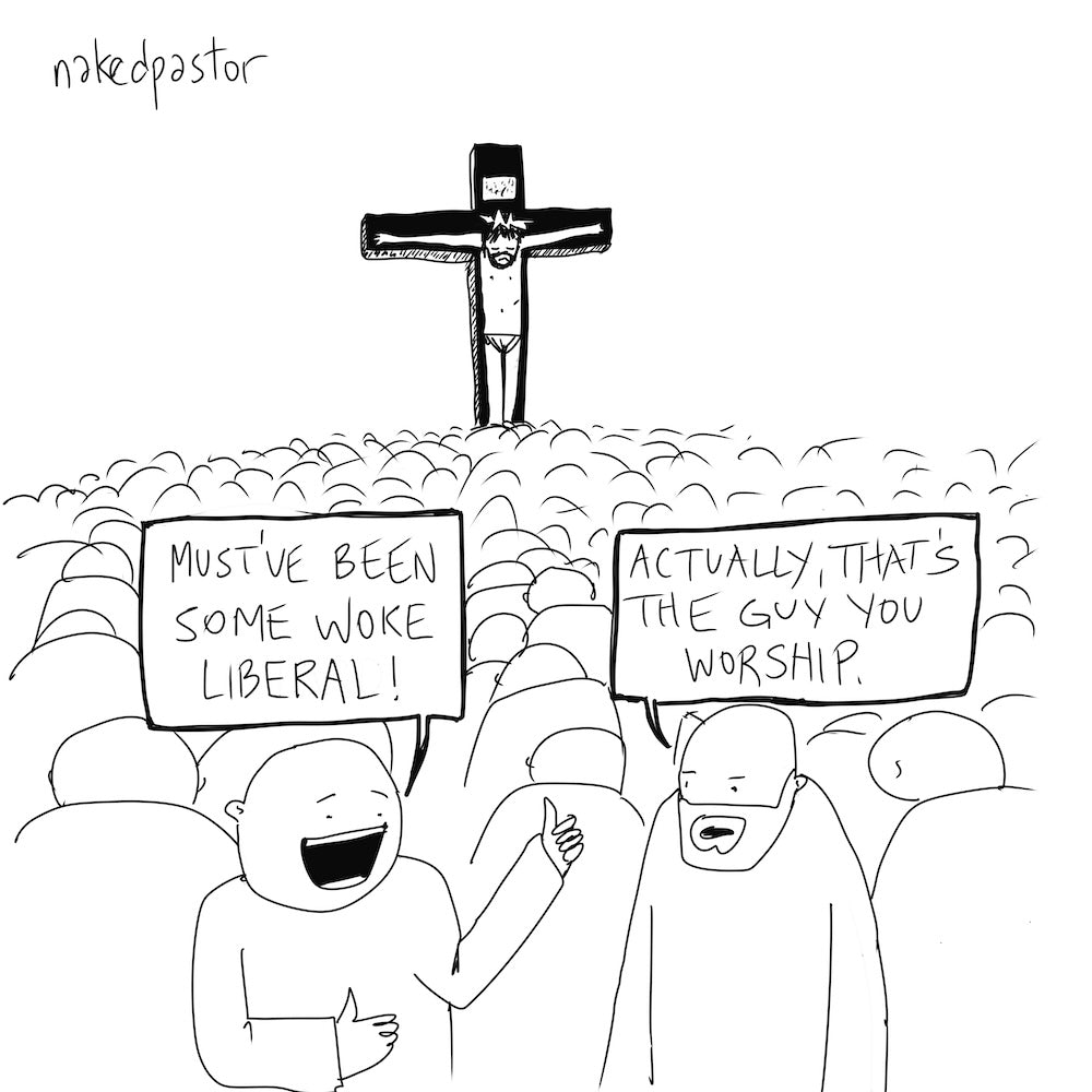 The Guy You Worship Digital Cartoon-Digital Cartoons-nakedpastor
