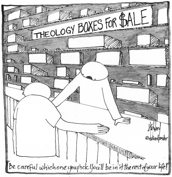 Theology Boxes Digital Cartoon-Cartoons-nakedpastor