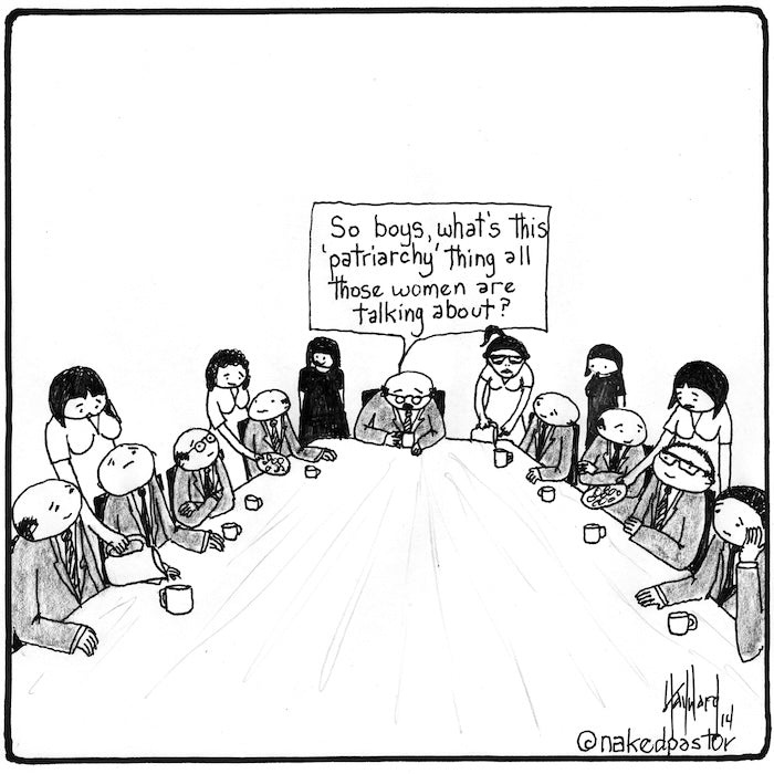 The Patriarchy Digital Cartoon-Digital Cartoons-nakedpastor