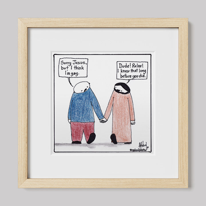 I Think I'm Gay Print-Cartoons-nakedpastor
