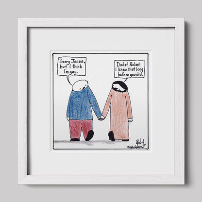 I Think I'm Gay Print-Cartoons-nakedpastor