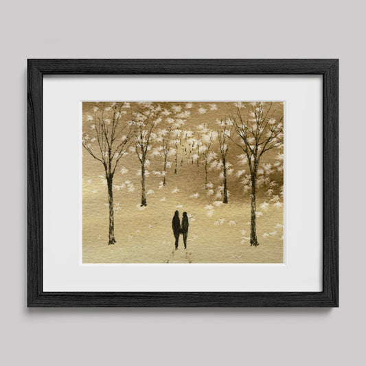 Together in the Midst of Life Watercolor Print-Paintings-nakedpastor