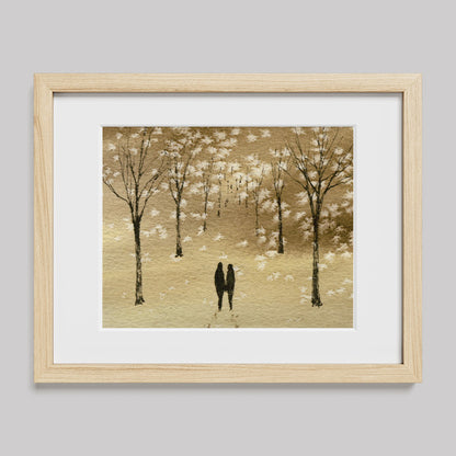 Together in the Midst of Life Watercolor Print-Paintings-nakedpastor