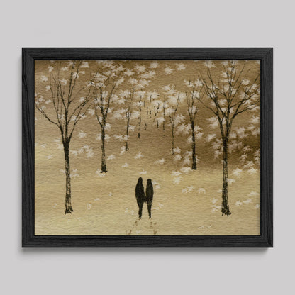 Together in the Midst of Life Watercolor Print-Paintings-nakedpastor