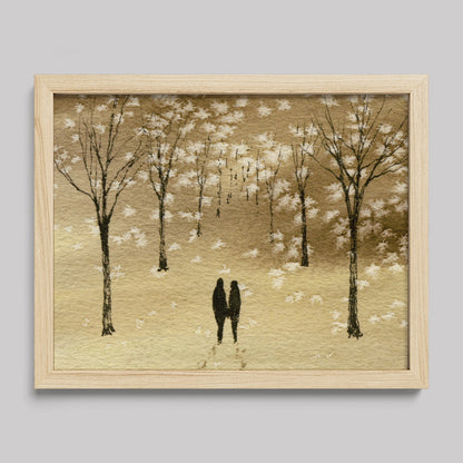 Together in the Midst of Life Watercolor Print-Paintings-nakedpastor