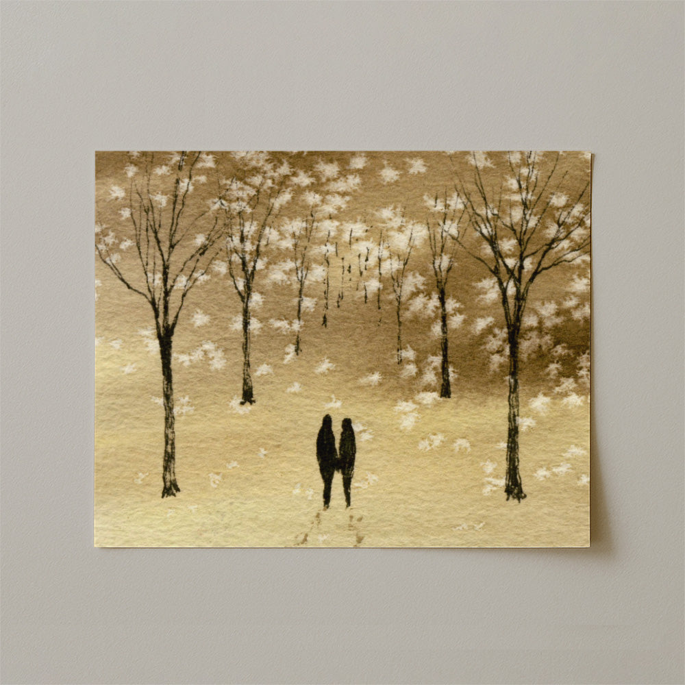 Together in the Midst of Life Watercolor Print-Paintings-nakedpastor